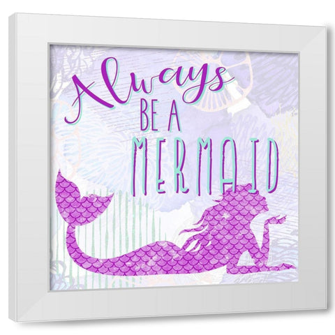 As Big as the Ocean 3 White Modern Wood Framed Art Print by Allen, Kimberly