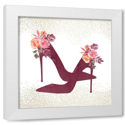 Just a Girl 3 White Modern Wood Framed Art Print by Allen, Kimberly