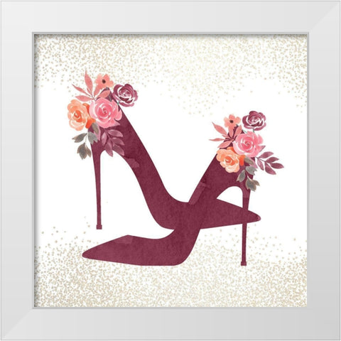 Just a Girl 3 White Modern Wood Framed Art Print by Allen, Kimberly