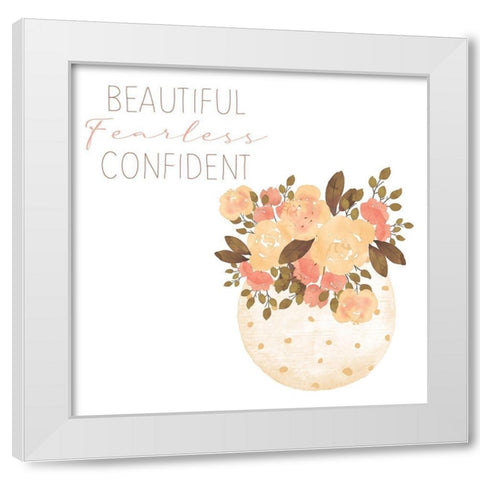 Strong 2 White Modern Wood Framed Art Print by Allen, Kimberly