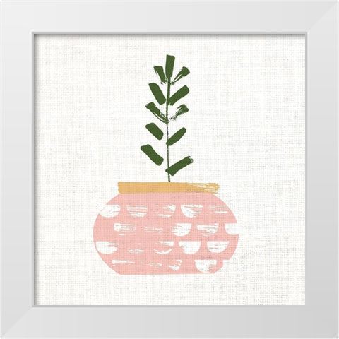 Simple 1 White Modern Wood Framed Art Print by Allen, Kimberly