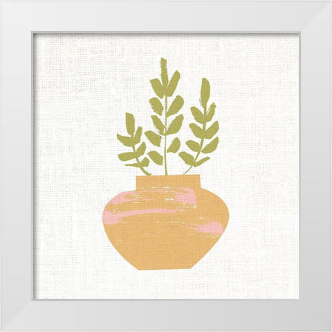 Simple 2 White Modern Wood Framed Art Print by Allen, Kimberly