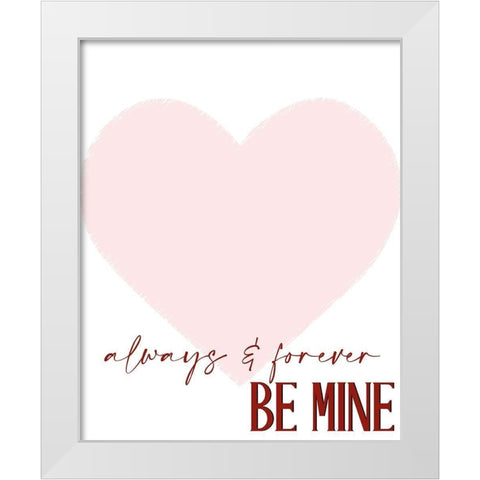 Always and Forever White Modern Wood Framed Art Print by Allen, Kimberly