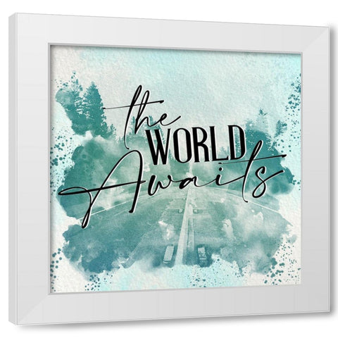 Never Stop 2 White Modern Wood Framed Art Print by Allen, Kimberly