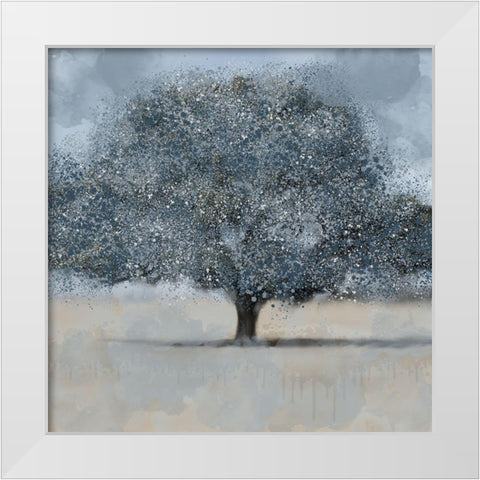Dream White Modern Wood Framed Art Print by Allen, Kimberly