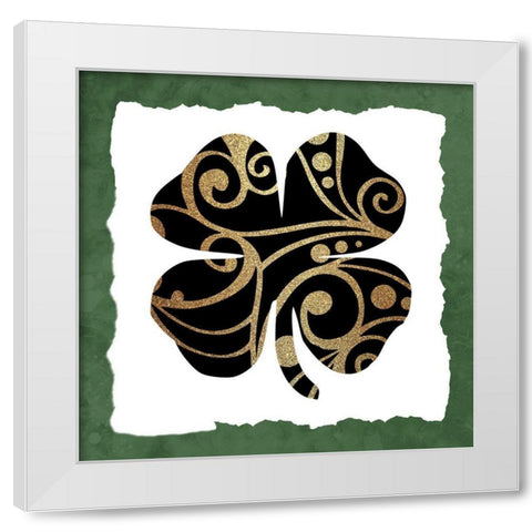 Happy 1 White Modern Wood Framed Art Print by Allen, Kimberly