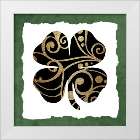 Happy 1 White Modern Wood Framed Art Print by Allen, Kimberly