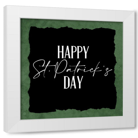 Happy 2 White Modern Wood Framed Art Print by Allen, Kimberly