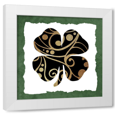 Happy 3 White Modern Wood Framed Art Print by Allen, Kimberly