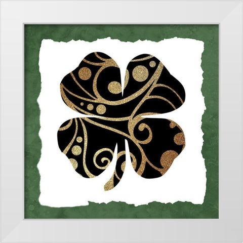 Happy 3 White Modern Wood Framed Art Print by Allen, Kimberly