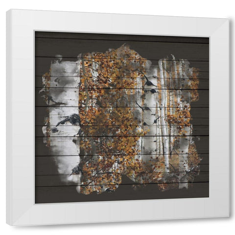 Aspen Wood 2 White Modern Wood Framed Art Print by Allen, Kimberly