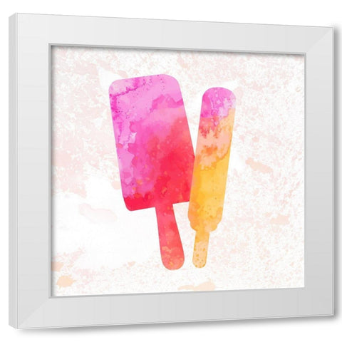 Chill 1 White Modern Wood Framed Art Print by Allen, Kimberly