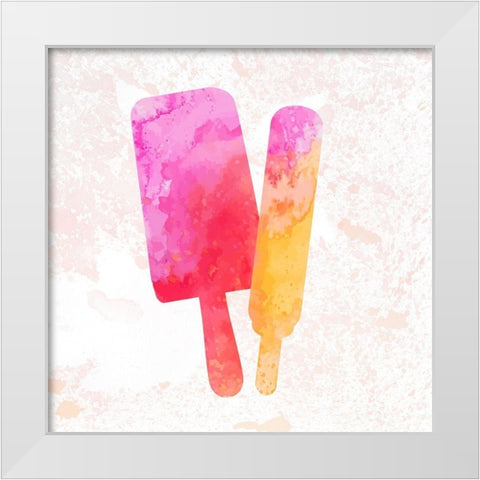 Chill 1 White Modern Wood Framed Art Print by Allen, Kimberly