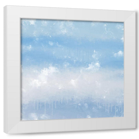 Layers of Sky White Modern Wood Framed Art Print by Allen, Kimberly