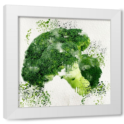 Veggies 2 White Modern Wood Framed Art Print by Allen, Kimberly