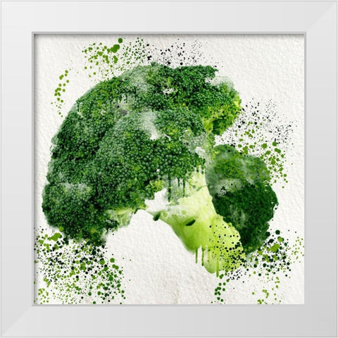 Veggies 2 White Modern Wood Framed Art Print by Allen, Kimberly