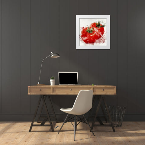 Veggies 4 White Modern Wood Framed Art Print by Allen, Kimberly