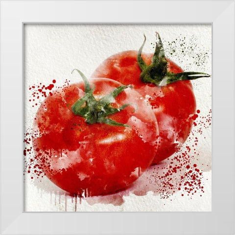 Veggies 4 White Modern Wood Framed Art Print by Allen, Kimberly
