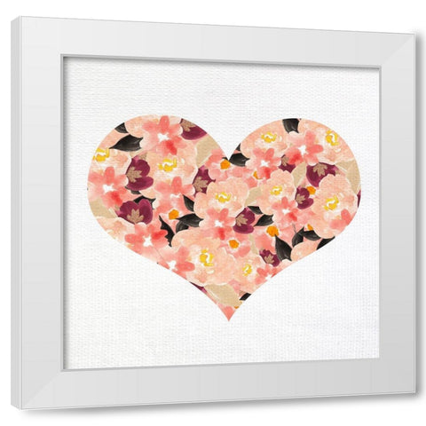 A Mother 1 White Modern Wood Framed Art Print by Allen, Kimberly