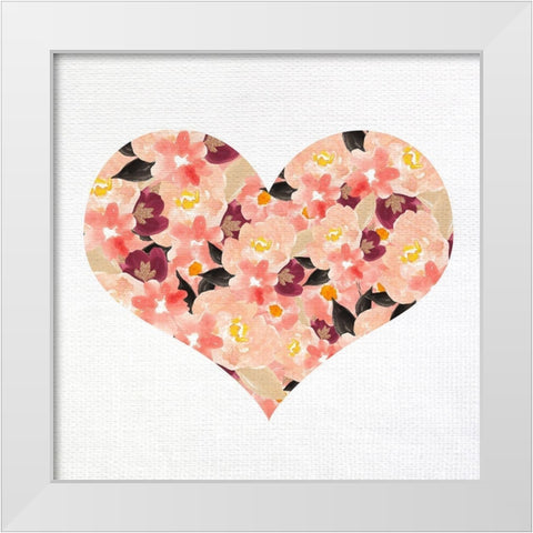 A Mother 1 White Modern Wood Framed Art Print by Allen, Kimberly