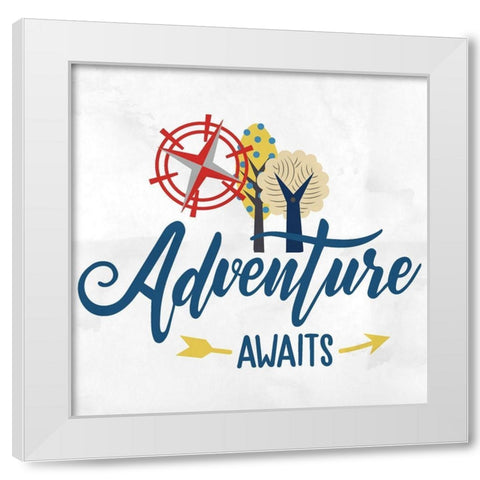 Explore More 2 White Modern Wood Framed Art Print by Allen, Kimberly