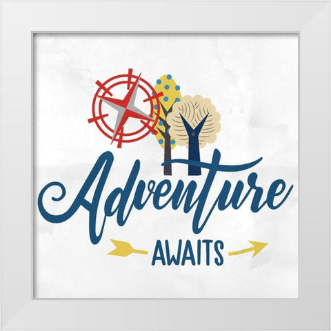 Explore More 2 White Modern Wood Framed Art Print by Allen, Kimberly