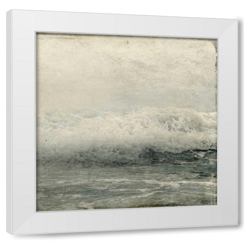 Ocean Storm 2 White Modern Wood Framed Art Print by Allen, Kimberly