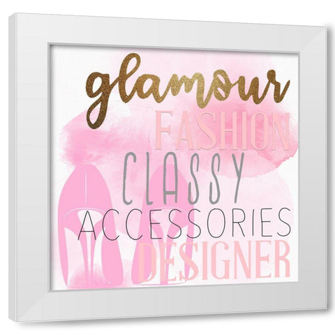 Style 2 V2 White Modern Wood Framed Art Print by Allen, Kimberly