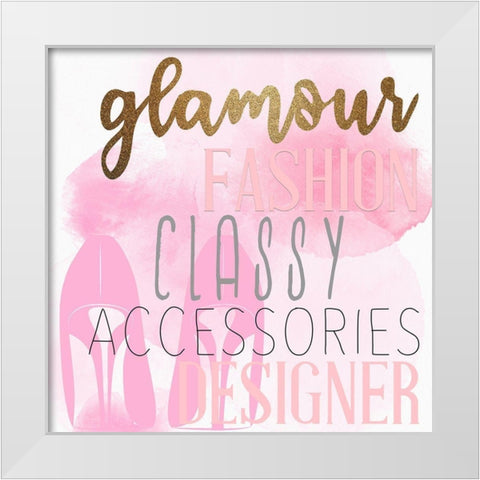 Style 2 V2 White Modern Wood Framed Art Print by Allen, Kimberly