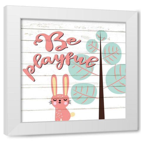 Woodland 2 White Modern Wood Framed Art Print by Allen, Kimberly