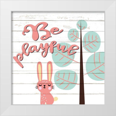 Woodland 2 White Modern Wood Framed Art Print by Allen, Kimberly