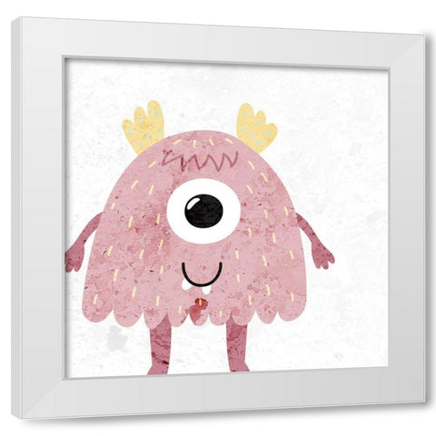 Cutie 1 White Modern Wood Framed Art Print by Allen, Kimberly