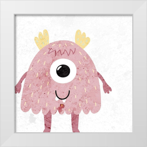 Cutie 1 White Modern Wood Framed Art Print by Allen, Kimberly