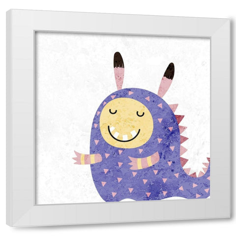 Cutie 2 White Modern Wood Framed Art Print by Allen, Kimberly