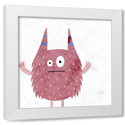 Cutie 3 White Modern Wood Framed Art Print by Allen, Kimberly