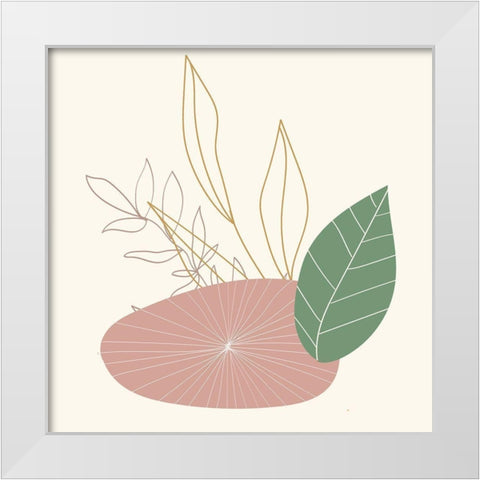 Natural 3 White Modern Wood Framed Art Print by Allen, Kimberly