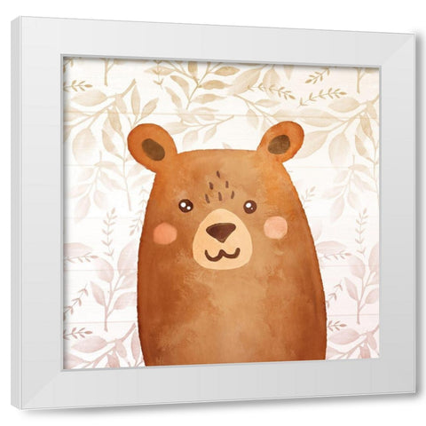 Woodland 3 White Modern Wood Framed Art Print by Allen, Kimberly