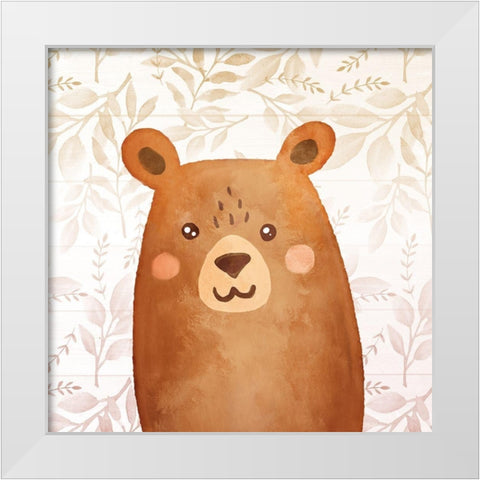 Woodland 3 White Modern Wood Framed Art Print by Allen, Kimberly