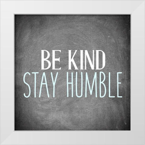 Be Honest 1 White Modern Wood Framed Art Print by Allen, Kimberly