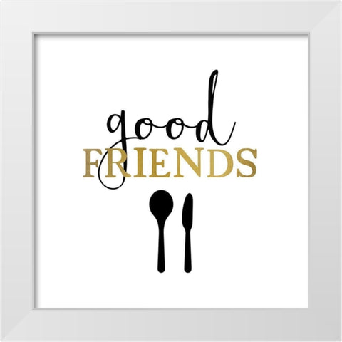 Good Wine  3 White Modern Wood Framed Art Print by Allen, Kimberly