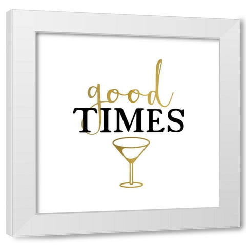 Good Wine  4 White Modern Wood Framed Art Print by Allen, Kimberly