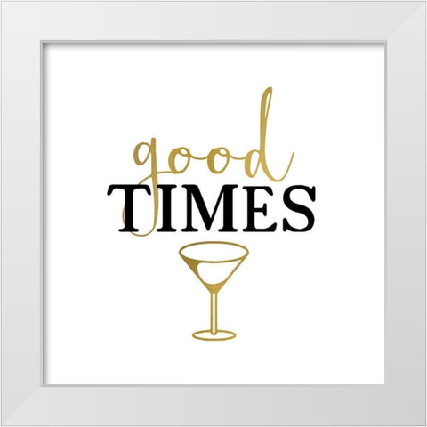 Good Wine  4 White Modern Wood Framed Art Print by Allen, Kimberly