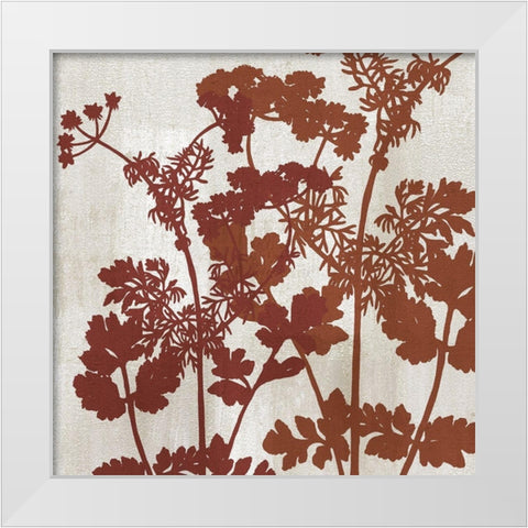 Botanical White Modern Wood Framed Art Print by Allen, Kimberly