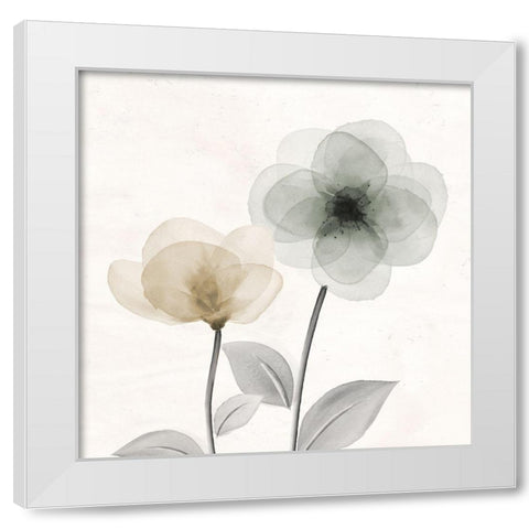 Open Bloom 2 White Modern Wood Framed Art Print by Allen, Kimberly