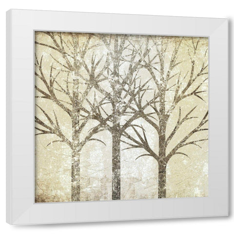 Gilded 1 White Modern Wood Framed Art Print by Allen, Kimberly