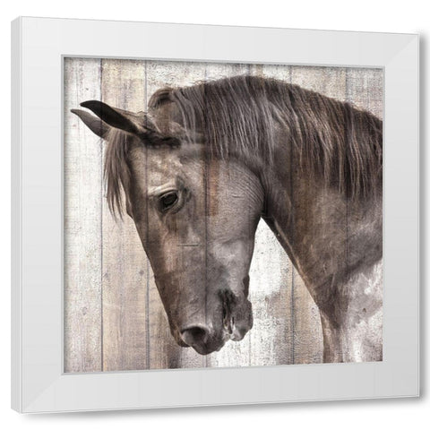 King White Modern Wood Framed Art Print by Allen, Kimberly