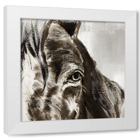 Sketched White Modern Wood Framed Art Print by Allen, Kimberly