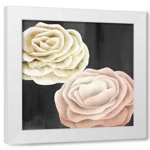 Rose Gold 2 White Modern Wood Framed Art Print by Allen, Kimberly