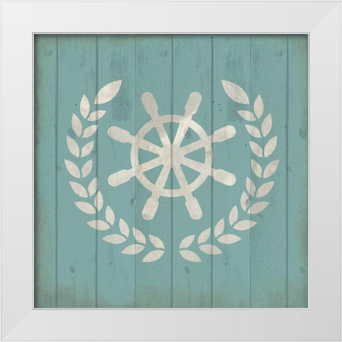 Travel the Sea 2 White Modern Wood Framed Art Print by Allen, Kimberly