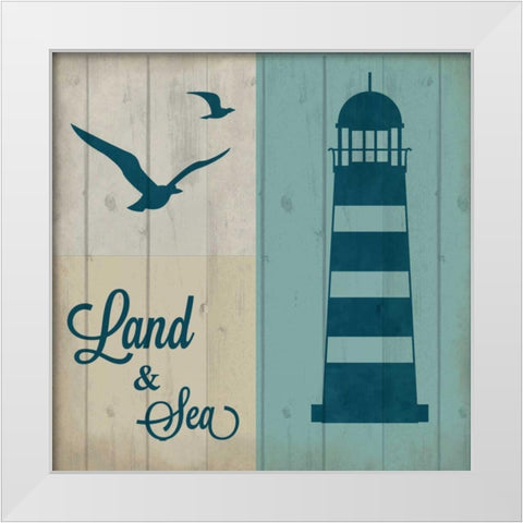 Travel the Sea 3 White Modern Wood Framed Art Print by Allen, Kimberly